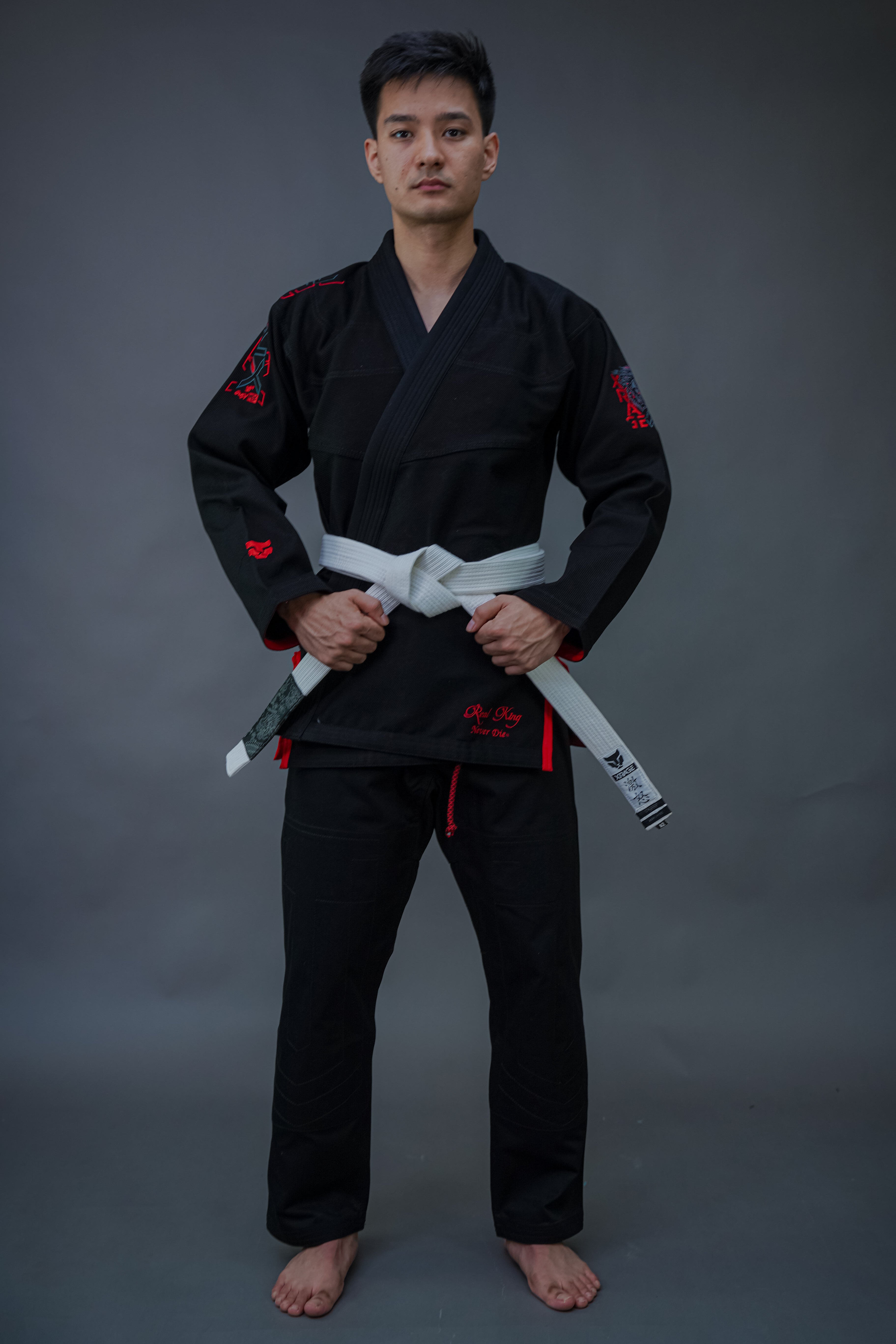 XRage Sports – Premium Men’s Jiu-Jitsu Gi (Black Red Edition)